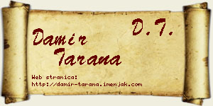 Damir Tarana vizit kartica